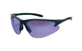 SAS Safety SAS-540-0809 DB2 Eyewear with Polybag, Charcoal Lens/Purple Haze Frame