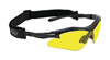 SAS Safety SAS-5512-03 Vulcan Safety Glasses with Yellow Lens, Black