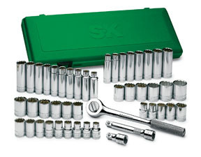 SK Hand Tool SKT-4147 47PC 1/2"DR 12 PT FR/MT SKT ST