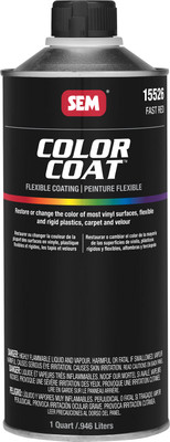 SEM Products SEM-15526 SEM Fast Red Color Coat - 1 Quart