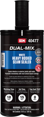 SEM Products SEM-40477 SEM White Heavy Bodied Seam Sealer, 7 oz