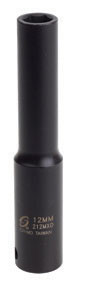 Sunex SUU-212MZXD 1/2-Inch Drive 12-mm 12-Point Extra Deep Impact Socket