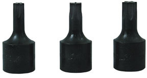 Lisle LIS-27740 3 Piece 3/8" and 1/2" Drive Torx Socket Set