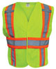 SAS Safety SAS-690-1709 Hi-Viz Class-2 Flame Retardant Breakaway Vest with Two Tone Reflective Tape, Large/X-Large, Yellow