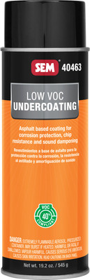 SEM Products SEM-40463 SEM Low VOC Undercoating Aerosol - 19.2 oz.