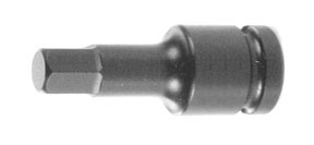 Grey Pneumatic GRY-9902M SOC 2MM 1/4D IMP HEX MALE BLK