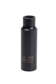 Sunex SUU-267212 1/2-Inch Drive 12-mm 12-Point Deep Impact Socket