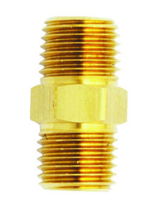Milton Industries MIL-S646 (PK/2) M.HEX NIPPLE 1/4" NPT