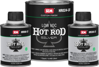 SEM Products SEM-HR020-LV SEM 2.8 Low VOC Silver Hot Rod Silver Kit
