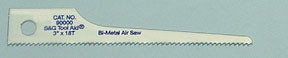 SG Tool Aid SGT-90000 SGT 18 TPI 3 Inch Scroll Reciprocating Air Saw Blades - 5 Per Pack