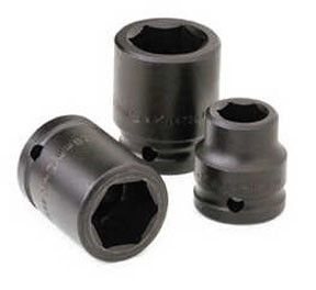 SK Hand Tool SKT-85648 SK Tools Model 1" Drive 6 Point Standard Fractional Impact Socket 1-1/2"