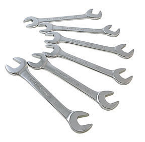 Sunex SUU-9926 Tools (SUN) 6 Pc. Fully Polished Metric Jumbo Angle Head Wrench Set