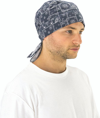 SAS Safety SAS-7303-02 ThermaSure Cooling Skull Cap, Blue Paisley