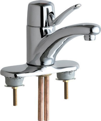 Chicago Faucets C22004ABCP CHICAGO SINGLE LEVER HOT AND COLD WATER MIXING SINK FAUCET LEAD FREE
