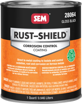 SEM Products SEM-28064 VOC GLOSS BLACK RUST SHIELD PRIMER