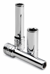 SK Hand Tool SKT-44710 (SK ) 1/4in. Drive Deep 12 Point Socket 11mm