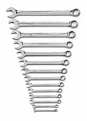 APEX TOOL GROUP GWR81924 WRENCH SET COMBO 6 PT SAE FULL POL 14 PC