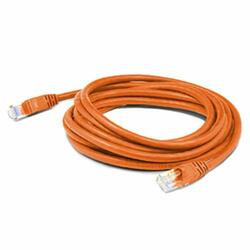 ADD-ON ADD-1FSLCAT6-OE ADDON 1FT RJ-45 (MALE) TO RJ-45 (MALE) ORANGE SLIM CAT6 STRAIGHT UTP PVC COPPER