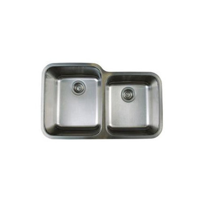 Blanco B441023 BL Stellar 1-3/4-Inch Bowl Undermount Sink, Refined Brushed