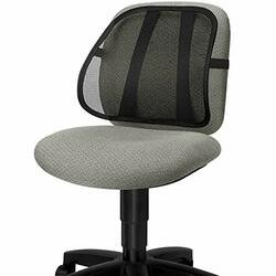 FELLOWES, INC. 8036501 DESIGNED TO ATTACH EASILY TO ANY CHAIR, THE BACK SUPPORT REDUCES TENSION BY MAIN