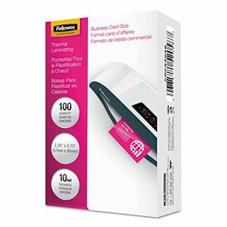 FELLOWES, INC. 52058 LAMINATING POUCHES BUSINESS CARD 10MIL
