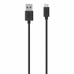 BELKIN COMPONENTS F2CU012BT3M-BLK CABLE,USB,USBA/USBMICROB,3M,BLACK