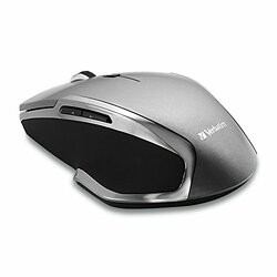 VERBATIM AMERICAS LLC 98621 WIRELESS NOTEBOOK 6-BUTTON DELUXE BLUE LED MOUSE - GRAPHITE