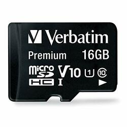 VERBATIM AMERICAS LLC 44082 MICROSDHC 16GB CLASS 10 W ADAPTER