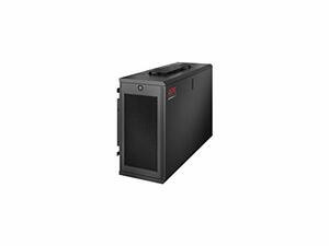 APC BY SCHNEIDER ELECTRIC AR106V NETSHELTER WX 6U LOW-PROFILE WALLMOUNT ENCLOSURE 120V FANS