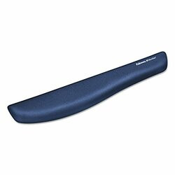 FELLOWES, INC. 9287401 PLUSHTOUCH KEYBOARD WRIST REST W/ FOAMFUSION-BLUE