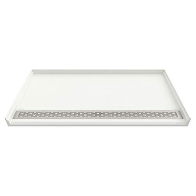 American Standard 3838AM-FCOL.218 Townsend Solid Surface Shower Base 38 X 38 Ada (36 X 36 Clear) Soft Wht Soft White 3838AMFCOL218