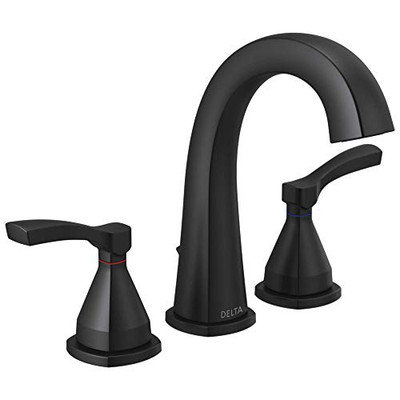 Delta 35775-BLMPU-DST Delta Stryke Widespread Faucet - Matte Black