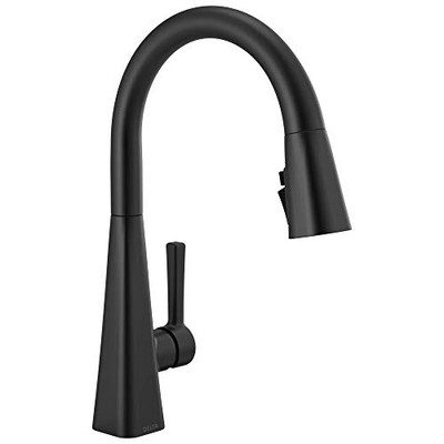 Delta 19802Z-BL-DST Delta Lenta: Single-Handle Pull-Down Kitchen Faucet - Matte Black