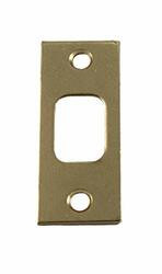 Deadbolt Strike <p>1-1/8 x 2- 3/4 Square Corner Deadbolt Strike in Polished Brass SQR DB STRIKE 1 1/8X 2  3/4  US3<p><p>The 1-1/8 x 2- 3/4 Square Corner Deadbolt Strike in Polished Brass SQR DB STRIKE 1 1/8X 2  3/4  can be installed as a door entry