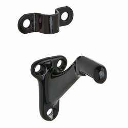 IVES GJ 059A-BLK HANDRAIL BRACKET ALUM. BLACK 059-A-BLK
