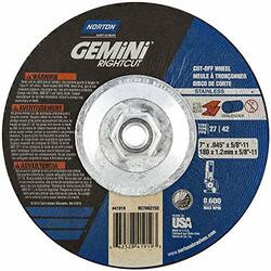 NORTON 547-66252841919 7 X .045 X 5/8-11 TY27 DEPRESSED CENTER WHLS