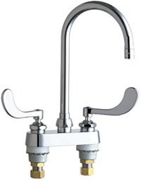 Chicago Faucets C895317GN2BE3MAB  Hot and Cold Water Sink Faucet