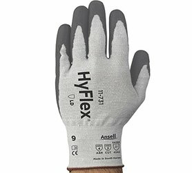 HYFLEX 012-11-731-7 HYFLEX 11-731 18G WHT/GRINTRCPT NYL/SPAND SZ7