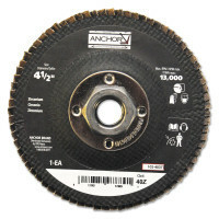 ANCHOR BRAND 102-40377 ANCHOR PREMIUM 4-1/2 5/8-11 4OZ HD FLAP DISC