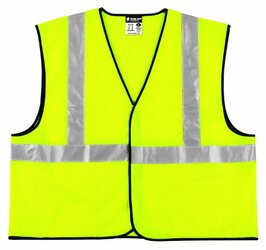 RIVER CITY 611-VCL2SLM LIME GREEN  CLASS 2  ECONOMY VEST  MEDIUM