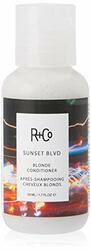 Sunset Blvd Blonde Conditioner SUNSET BLVD Conditioner is the natural second step to getting the brightest, sparkliest blonde and gray hair. It make blondes extra bright and grays fantastically silver, all without the brassy tones.