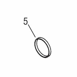 DEVILBISS AUTOMOTIVE REFINISHING DV900850 54-4369-5 HEAD INSERT SEAL RING