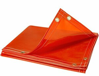STEINER INDUSTRIES SB33866 ORANGE 14mil Welding Curtain 6x6 STEINER INDUSTRIES SB33866 ORANGE 14mil Welding Curtain 6x6