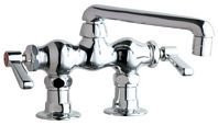 Chicago Faucets C772XKABCP  Hot and Cold Water Sink Faucet