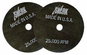 SHARK INDUSTRIES LTD SI13215 3 X 1/16 X 3/8 CUTOFF WHEELS 100PK