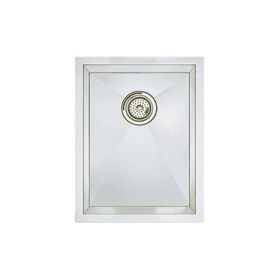 Blanco B516225  16-Inch Precision R10 Small Single Bowl Undermount Sink, Stainless Steel