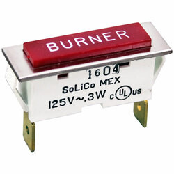 SIGNAL LIGHT3/8 X 1-5/16 RED for Montague - Part# 1295-5