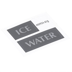 HOSHIZAKI OF AMERICA 801-5979 ICE LABEL for HOSHIZAKI OF AMERICA - Part# 4A2954-01