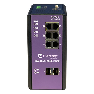 Extreme Networks, Inc 16803 4-Port POE+ Gigabit 2-Port Gigabit w/ 2-Port SFP Operating Temperature -40C to +75C