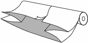 POLY AMERICA SFHM0740149BU 40X149X007 BLUE SRK WRP 200#